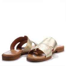 Becca L Sliders champagne Shoedesign Copenhagen