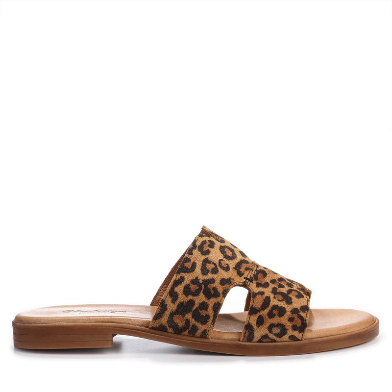 Becca S Sliders leopard suede Shoedesign Copenhagen