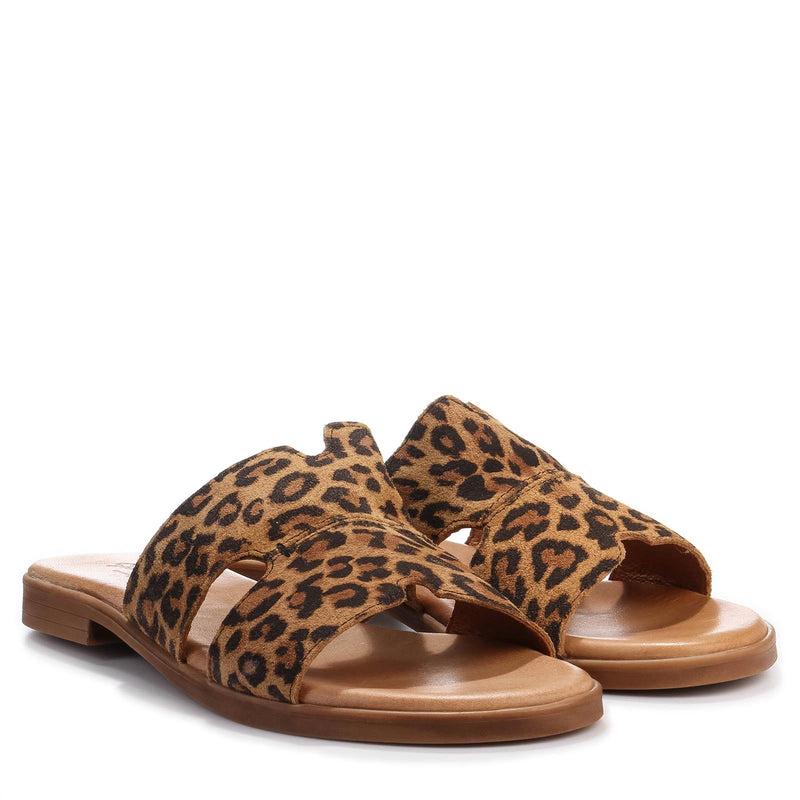 Becca S Sliders leopard suede Shoedesign Copenhagen