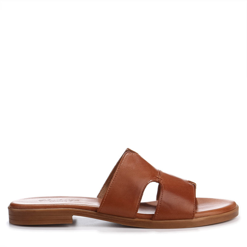 Becca Sliders brandy Shoedesign Copenhagen