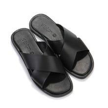 Bionn Leather Sliders black Shoedesign Copenhagen