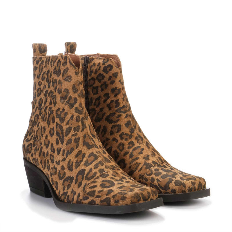 Calamity S Boots leopard suede Shoedesign Copenhagen