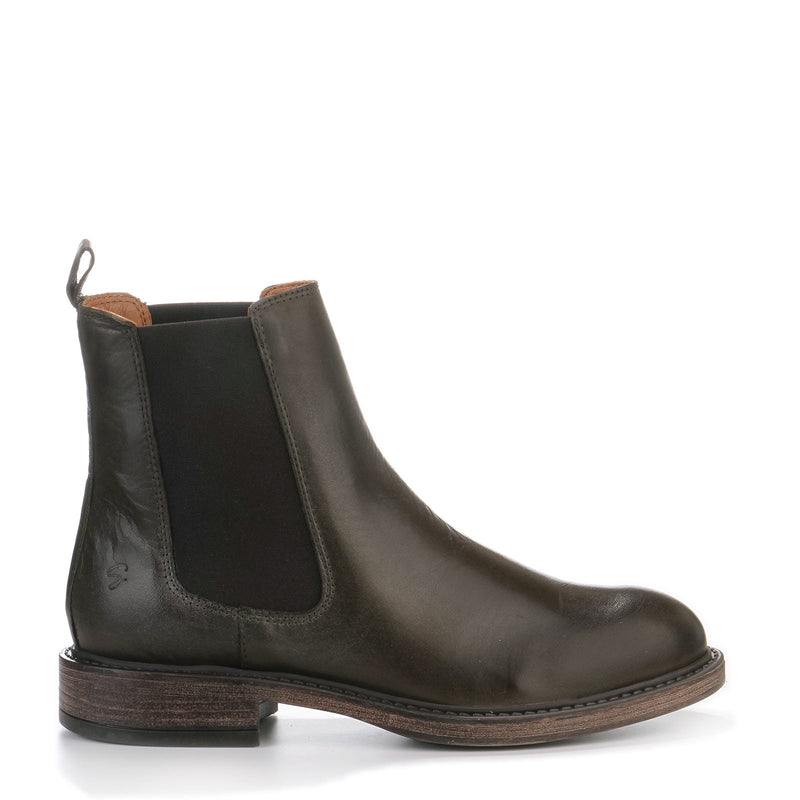 Camryn Chelsea Boots khaki leather Shoedesign Copenhagen