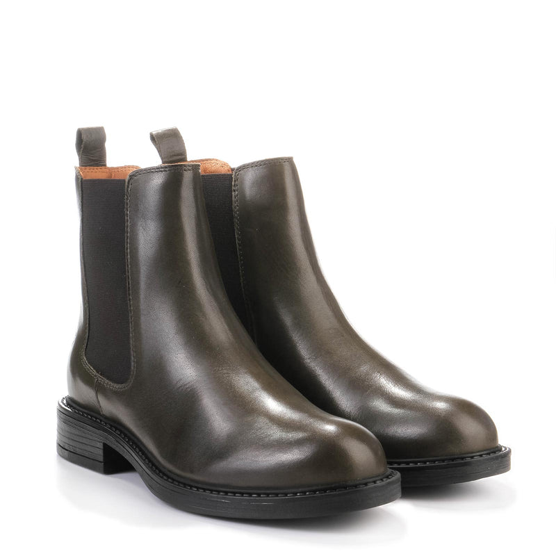 Camryn Chelsea Boots khaki leather
