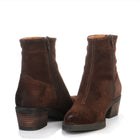 Carmina Suede Boots dark brown Shoedesign Copenhagen