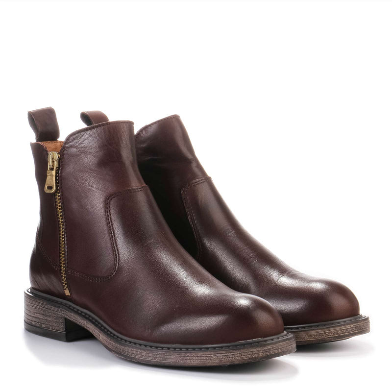 Claudia Boots ebony leather Shoedesign Copenhagen