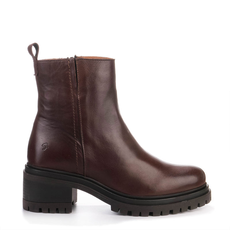 Katie Elevated Leather Boots ebony Shoedesign Copenhagen