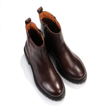 Katie Elevated Leather Boots ebony Shoedesign Copenhagen