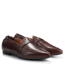 Lucy Leather Ballet Flats ebony