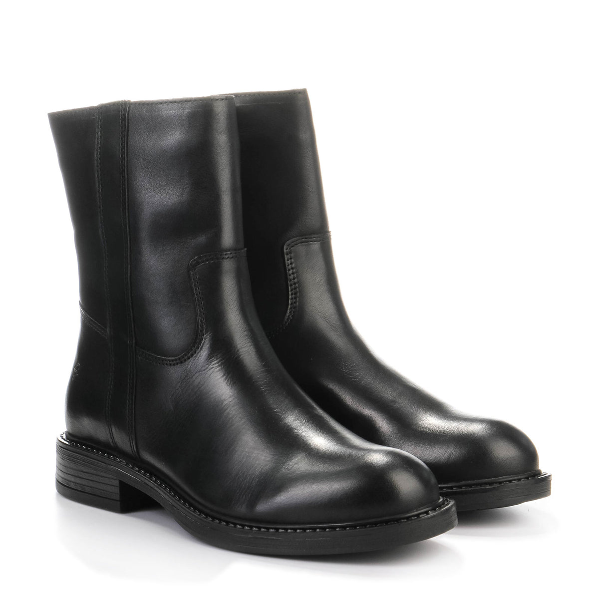 Mattie Boots black leather