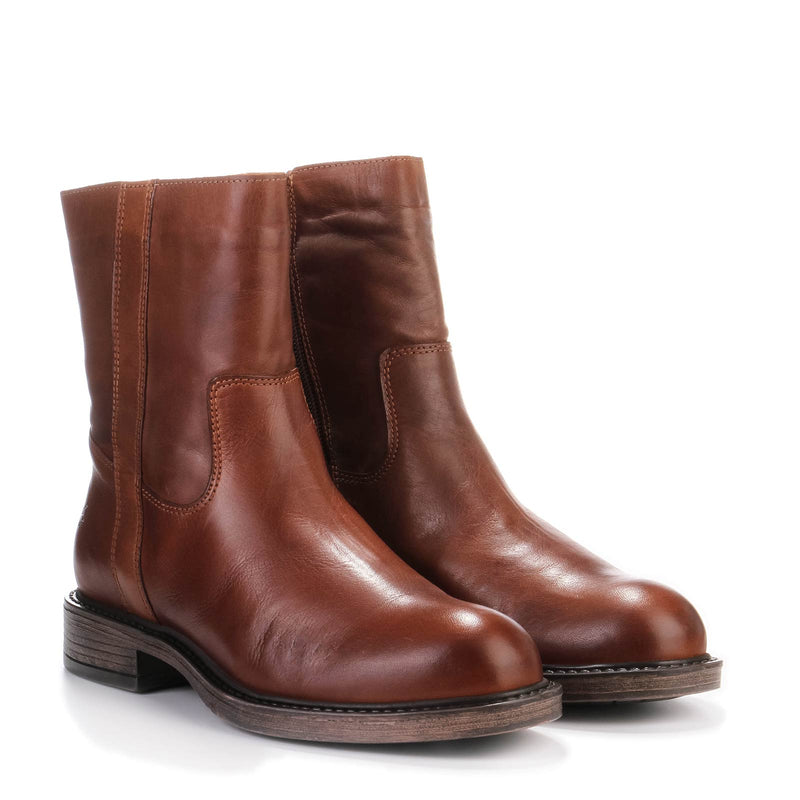 Mattie Boots brandy leather Shoedesign Copenhagen