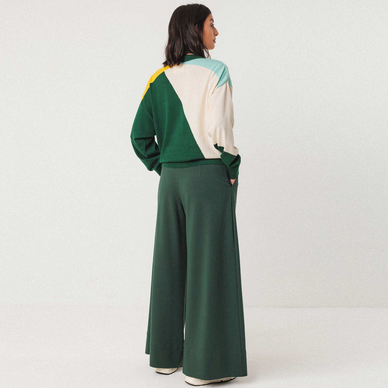 Adriana Sweater dark green SKFK