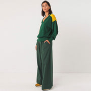 Adriana Sweater dark green SKFK