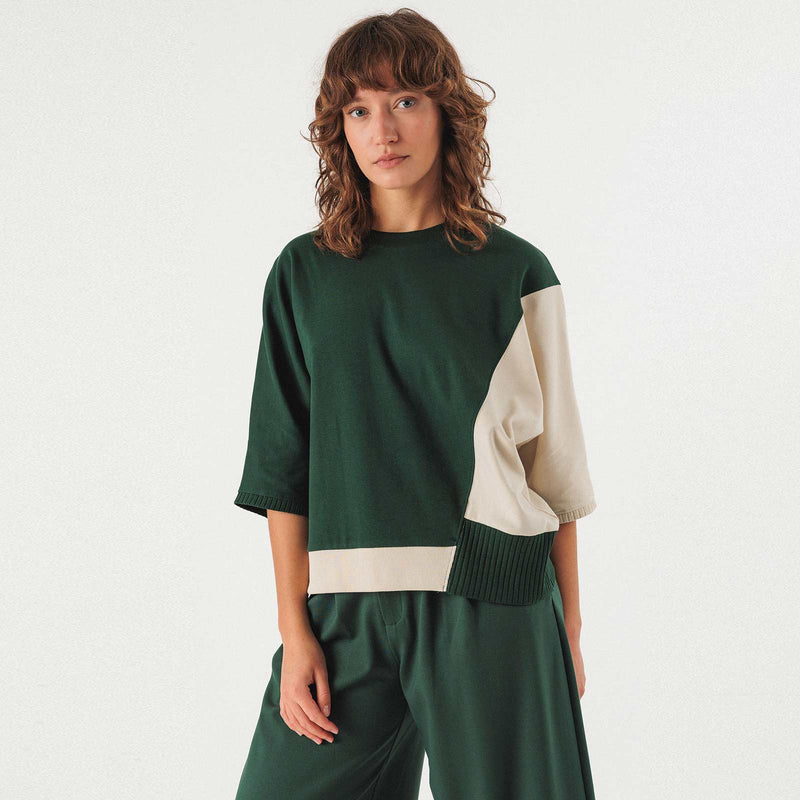 Aloria Tee dark green SKFK