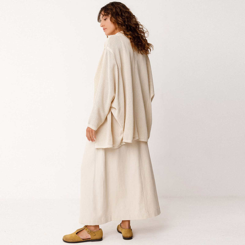 Aras Cardigan ivory SKFK