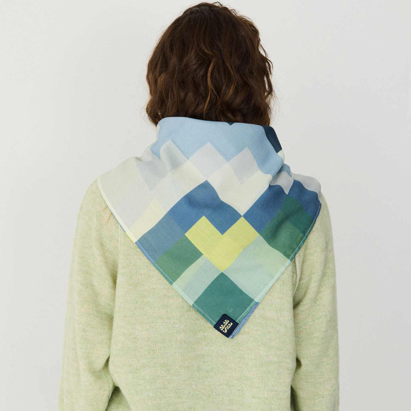 Ayena Scarf blue multicolour