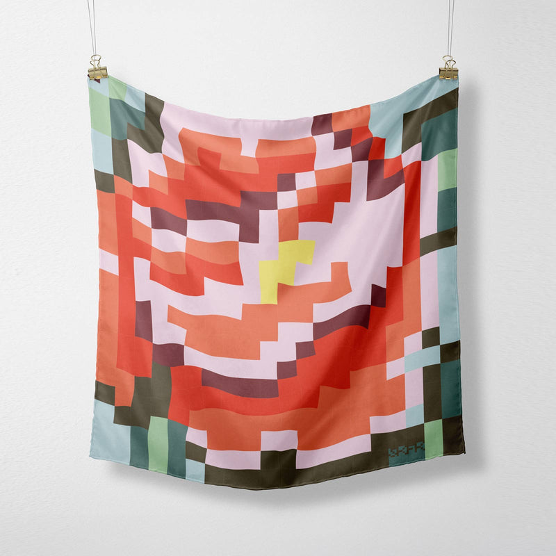 Ayena Scarf red multicolour