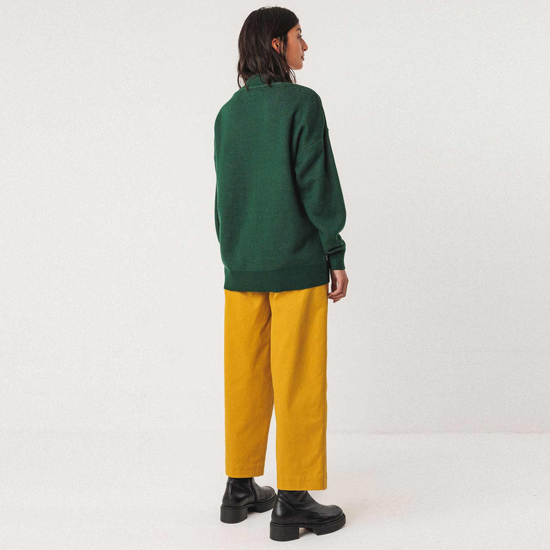 Batirtze Cardigan dark green SKFK