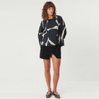 Elbira Shirt halfandhalf WSH00627-13 SKFK