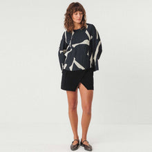 Elbira Shirt halfandhalf WSH00627-13 SKFK