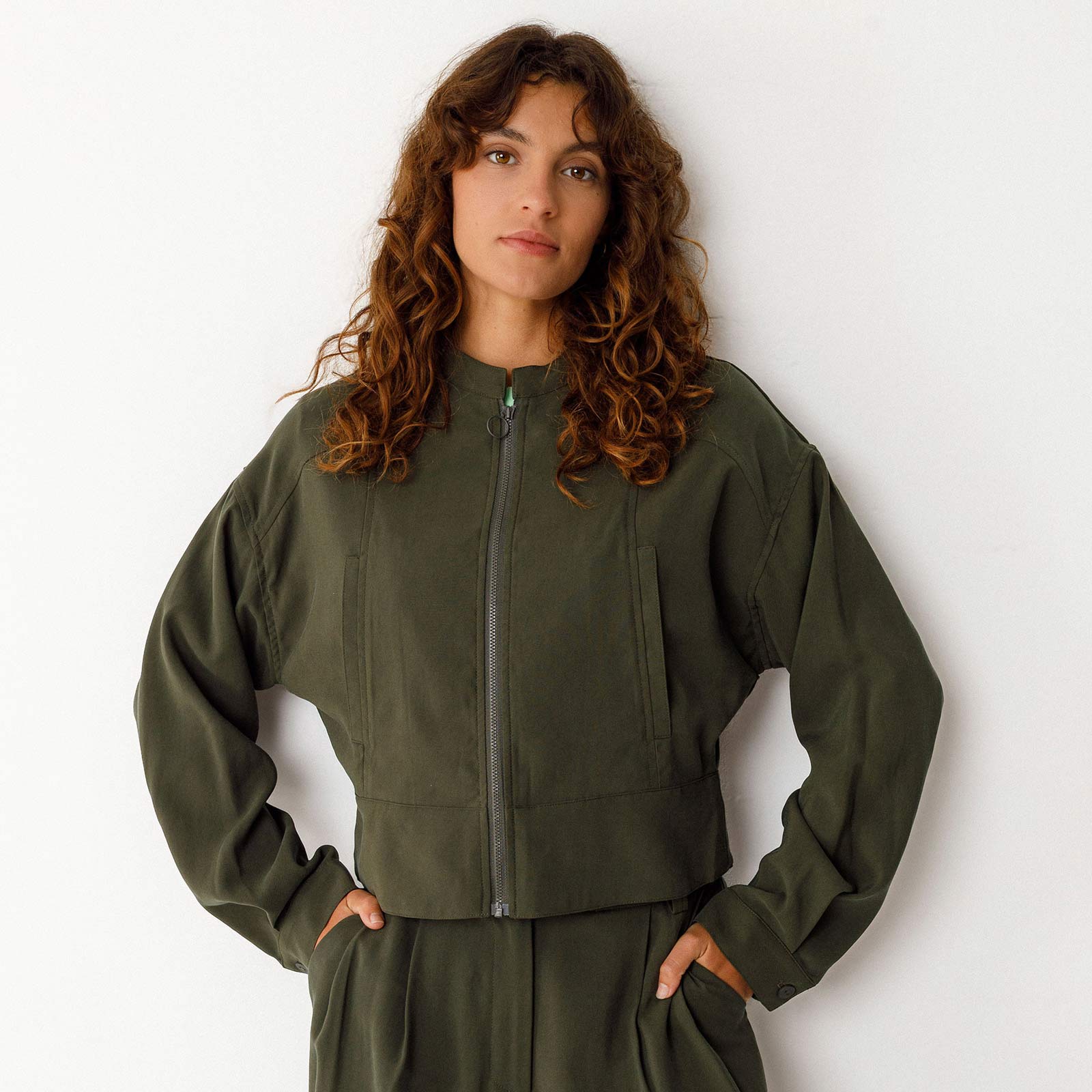 Elene Jacket bottle green SKFK