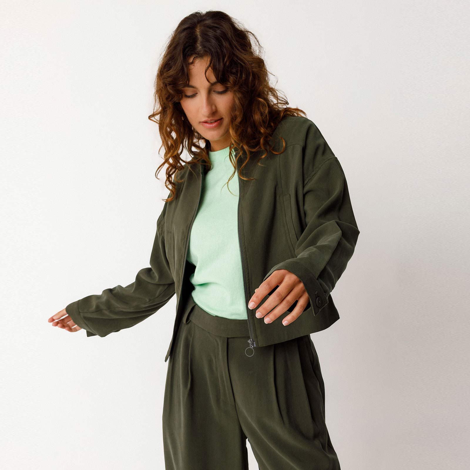 Elene Jacket bottle green SKFK