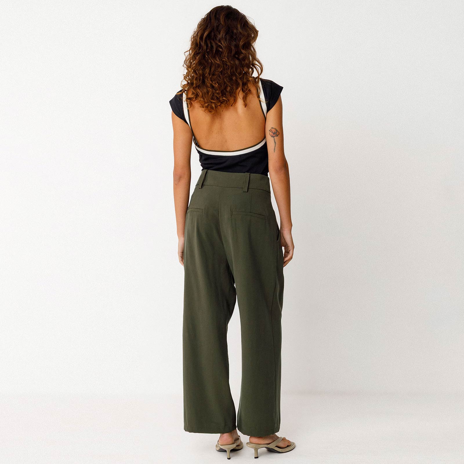 Esti Pants bottle green SKFK
