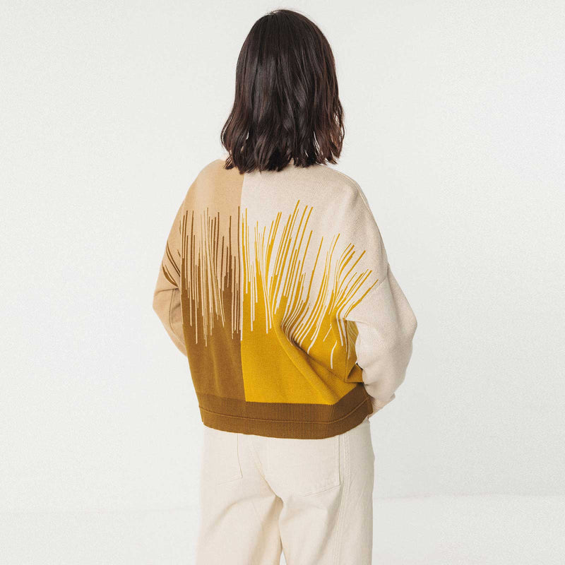 Ismene Sweater yellow camo SKFK