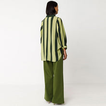 Katrin Shirt green stripes SKFK