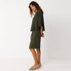 Laida Shorts bottle green SKFK