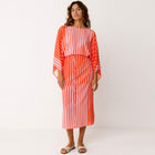 Ligi Dress red stripes SKFK