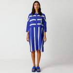 Lisabe Dress stripes blue