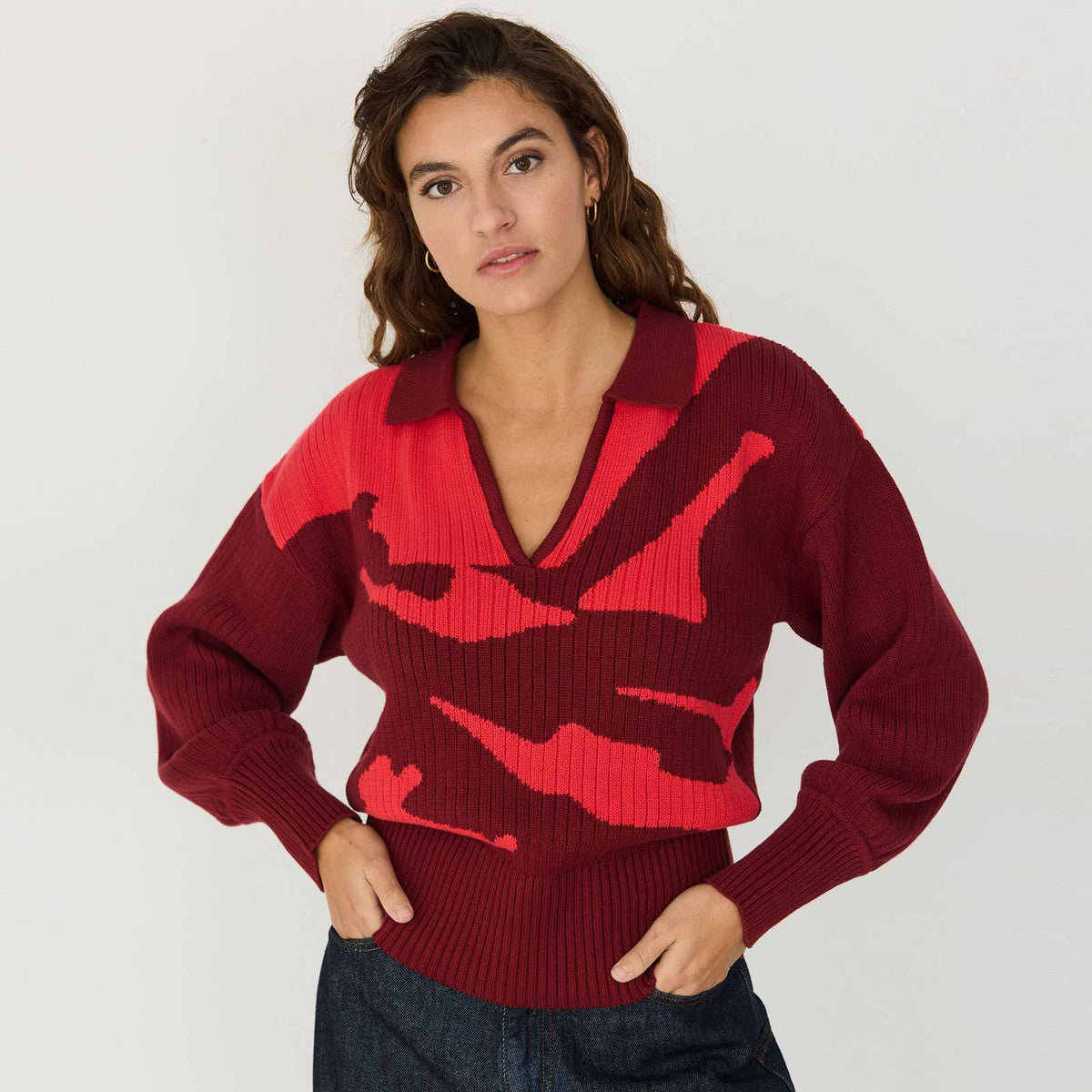 Loiola Sweater burgundy