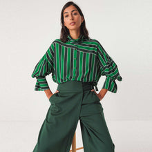 Lone Shirt green stripes SKFK