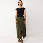 Maora Skirt bottle green SKFK