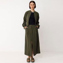 Maora Skirt bottle green SKFK