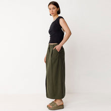 Maora Skirt bottle green SKFK