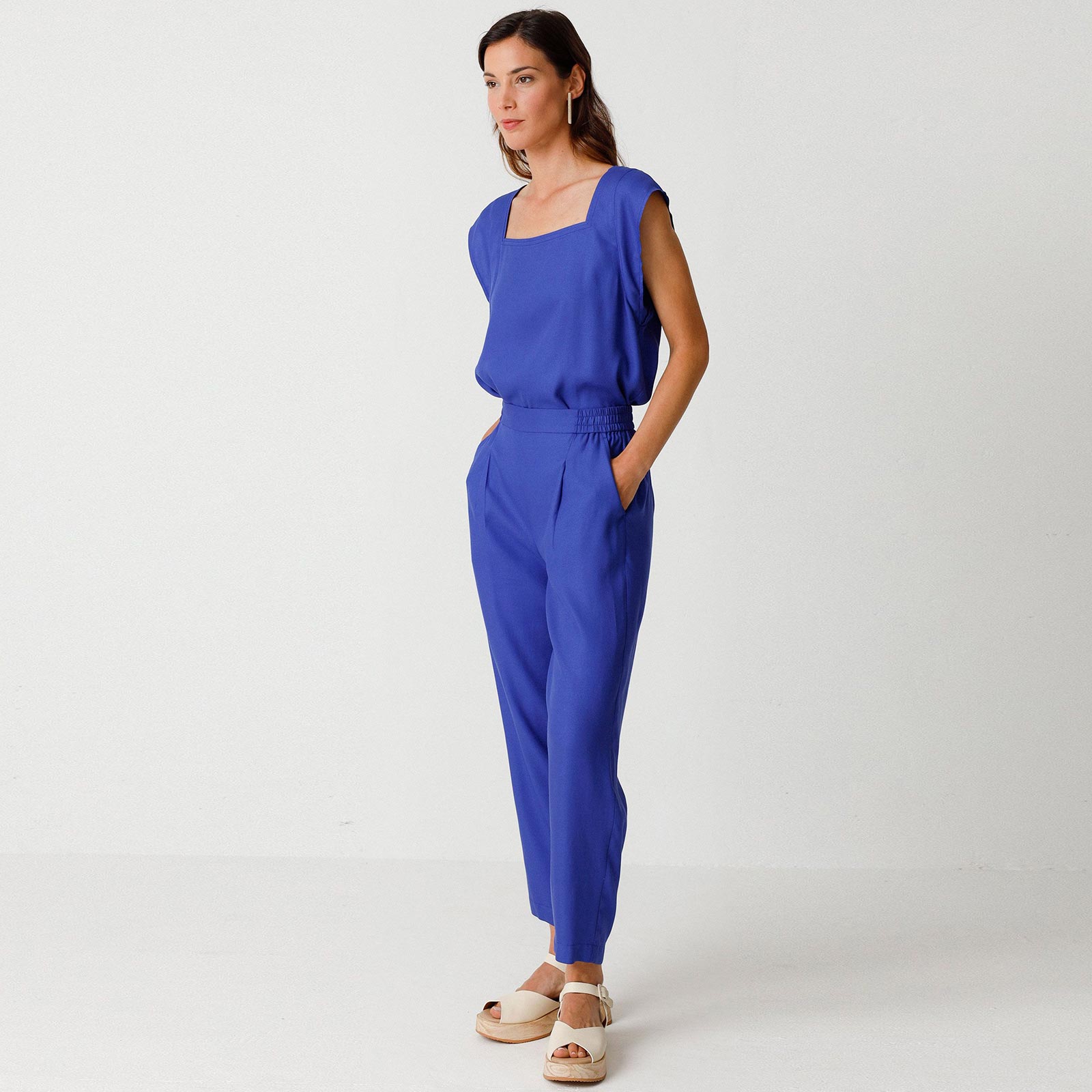 Nagore Pants royal blue