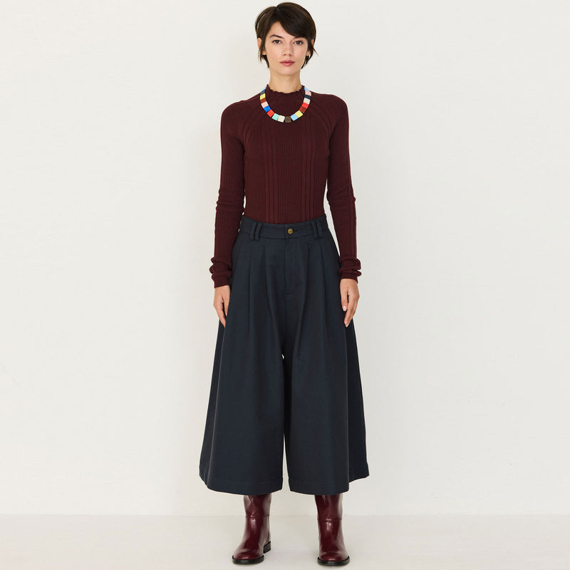 Saioa Pants blue melange