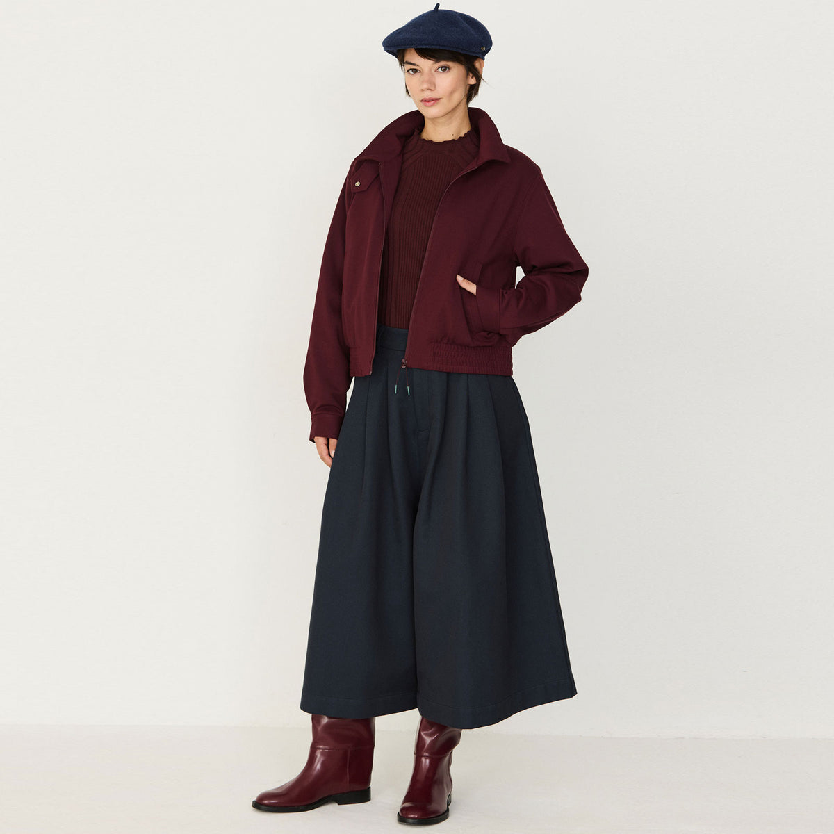 Saioa Pants blue melange