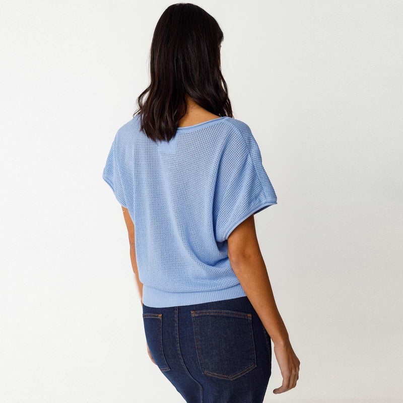 Zelia Tee sky blue SKFK