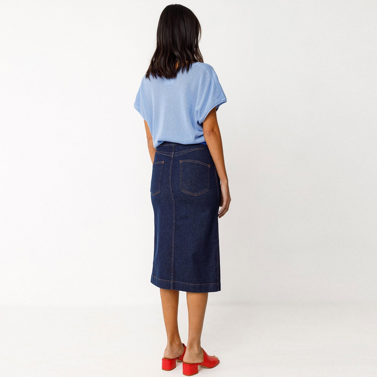 Zelia Tee sky blue SKFK