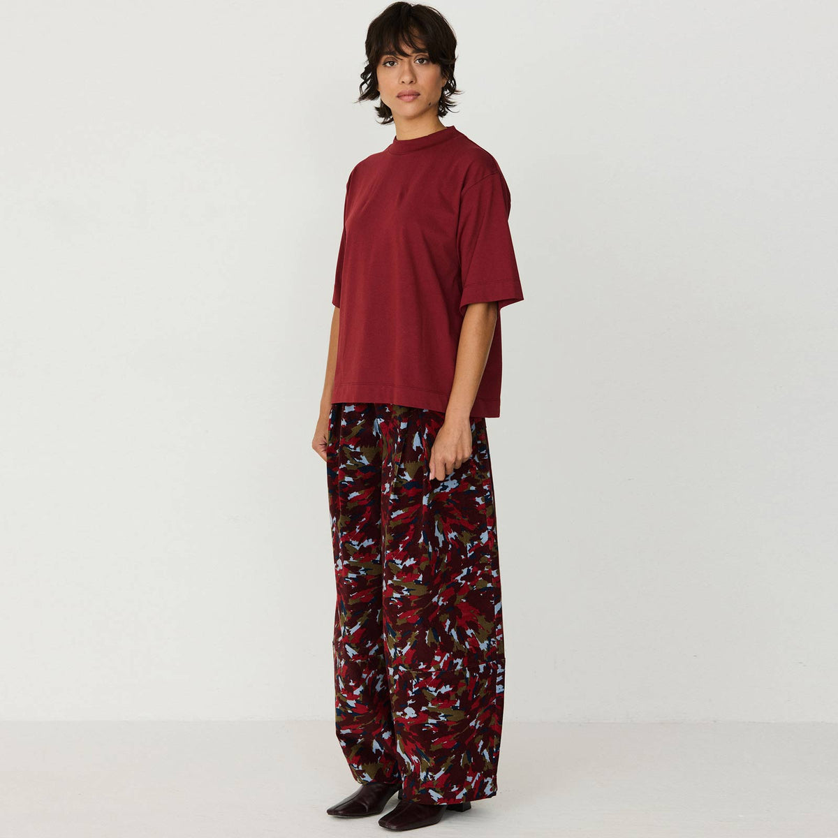 Zuntz-11 Tee burgundy