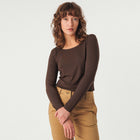Zur-7 Longsleeve dark brown SKFK