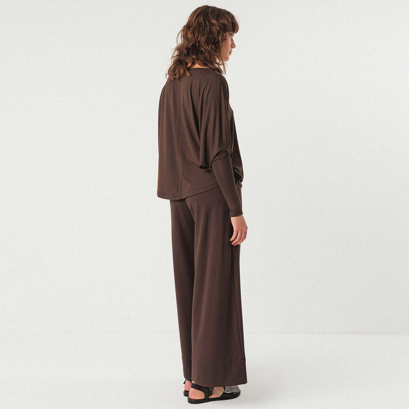 Zur-8 Longsleeve dark brown SKFK