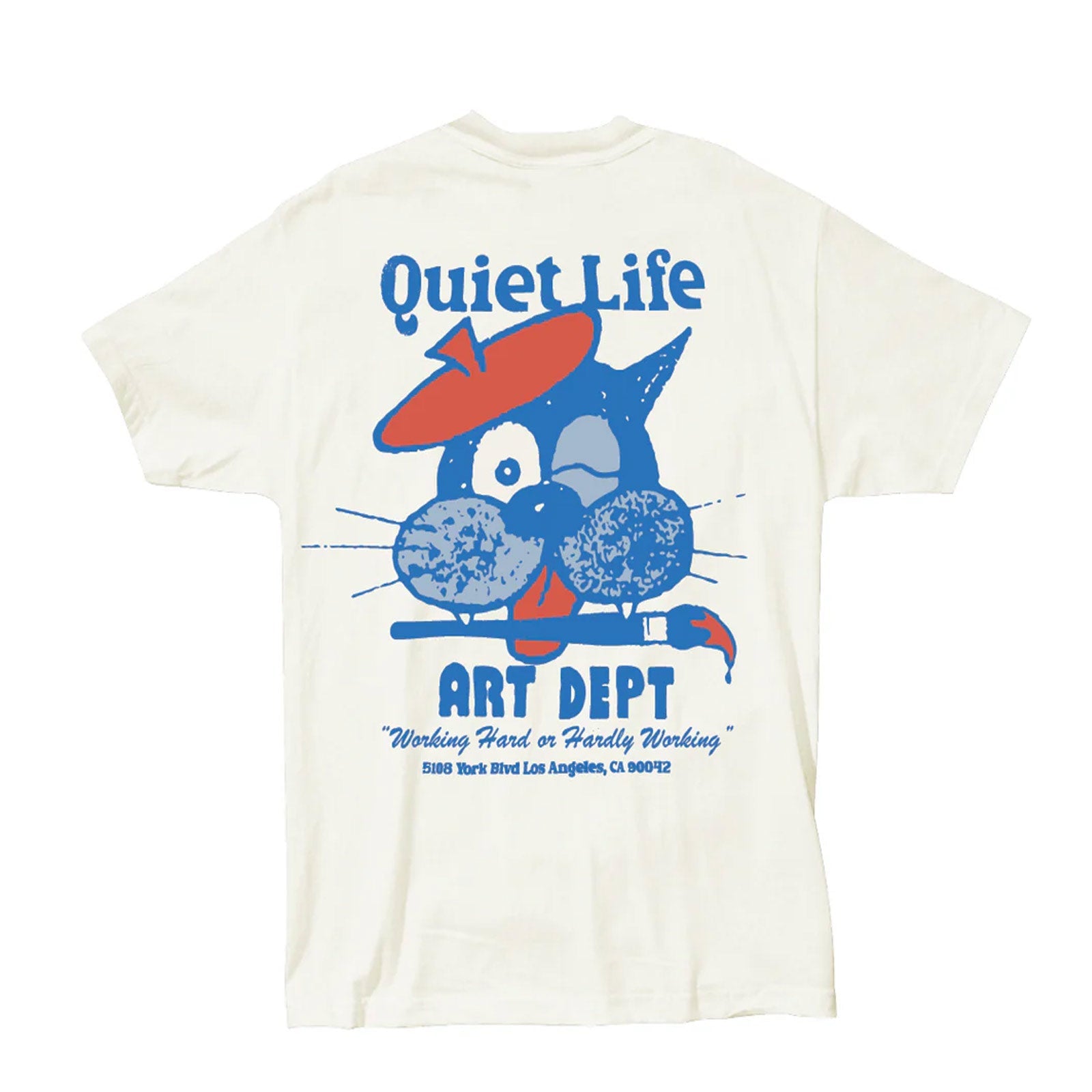 Beret Art Dept. T-Shirt Cream The Quiet Life