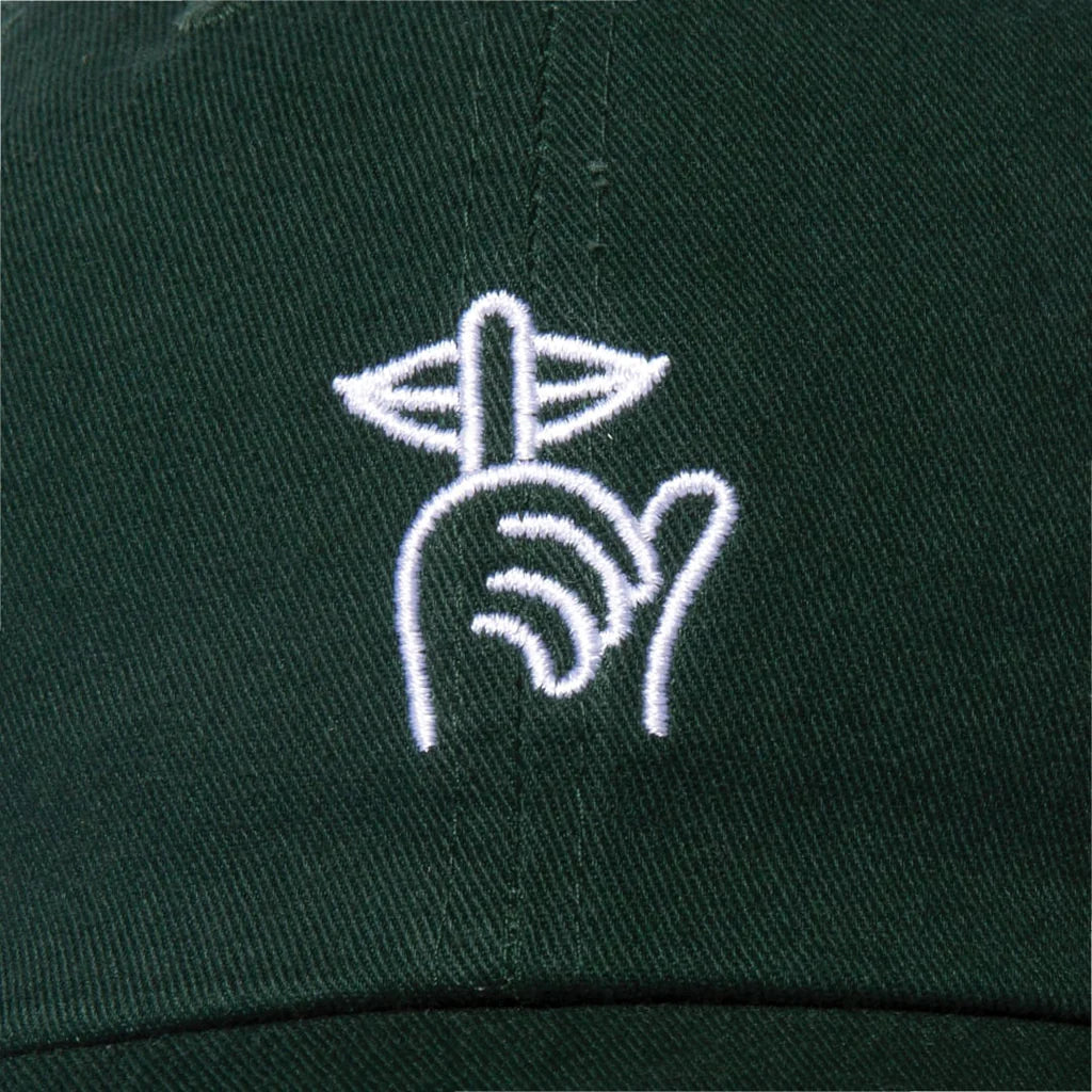 Shhh Logo Dad Cap hunter green