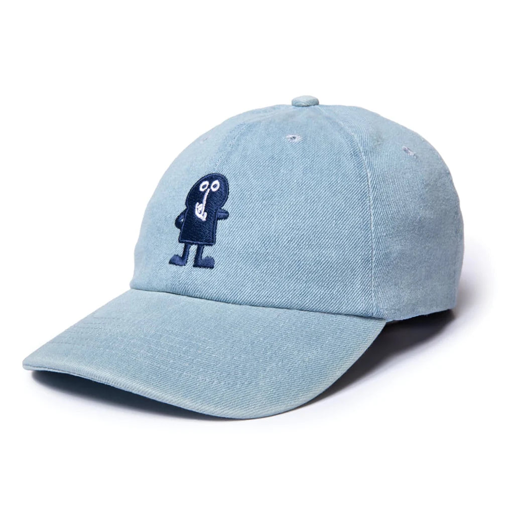 Shush Guy Dad Hat light denim