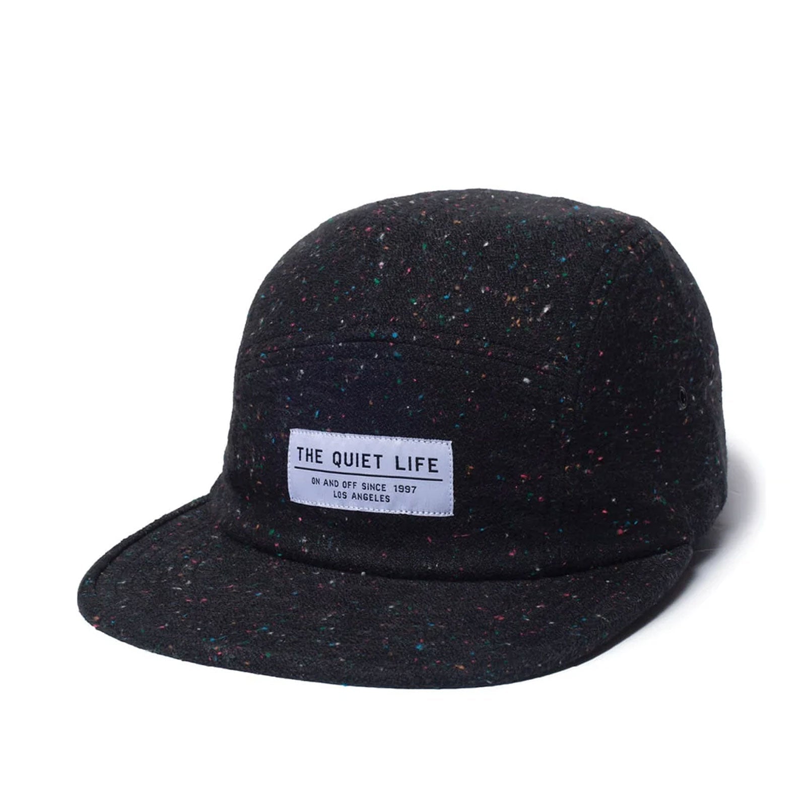 THE QUIET LIFE - The Quiet Life Confetti 5 Panel Camper Hat - black confetti The Quiet Life