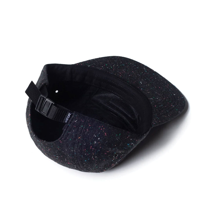 THE QUIET LIFE - The Quiet Life Confetti 5 Panel Camper Hat - black confetti The Quiet Life